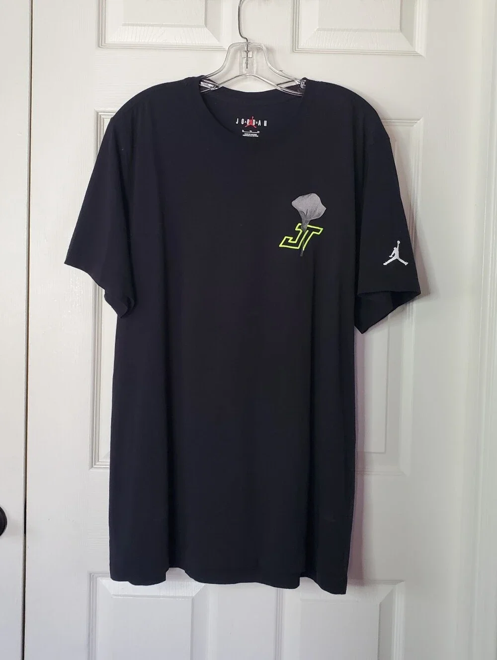Jordan Air Jordan Tatum Graphic T-shirt  Black Preppy Festival Sporty XL Crewnec